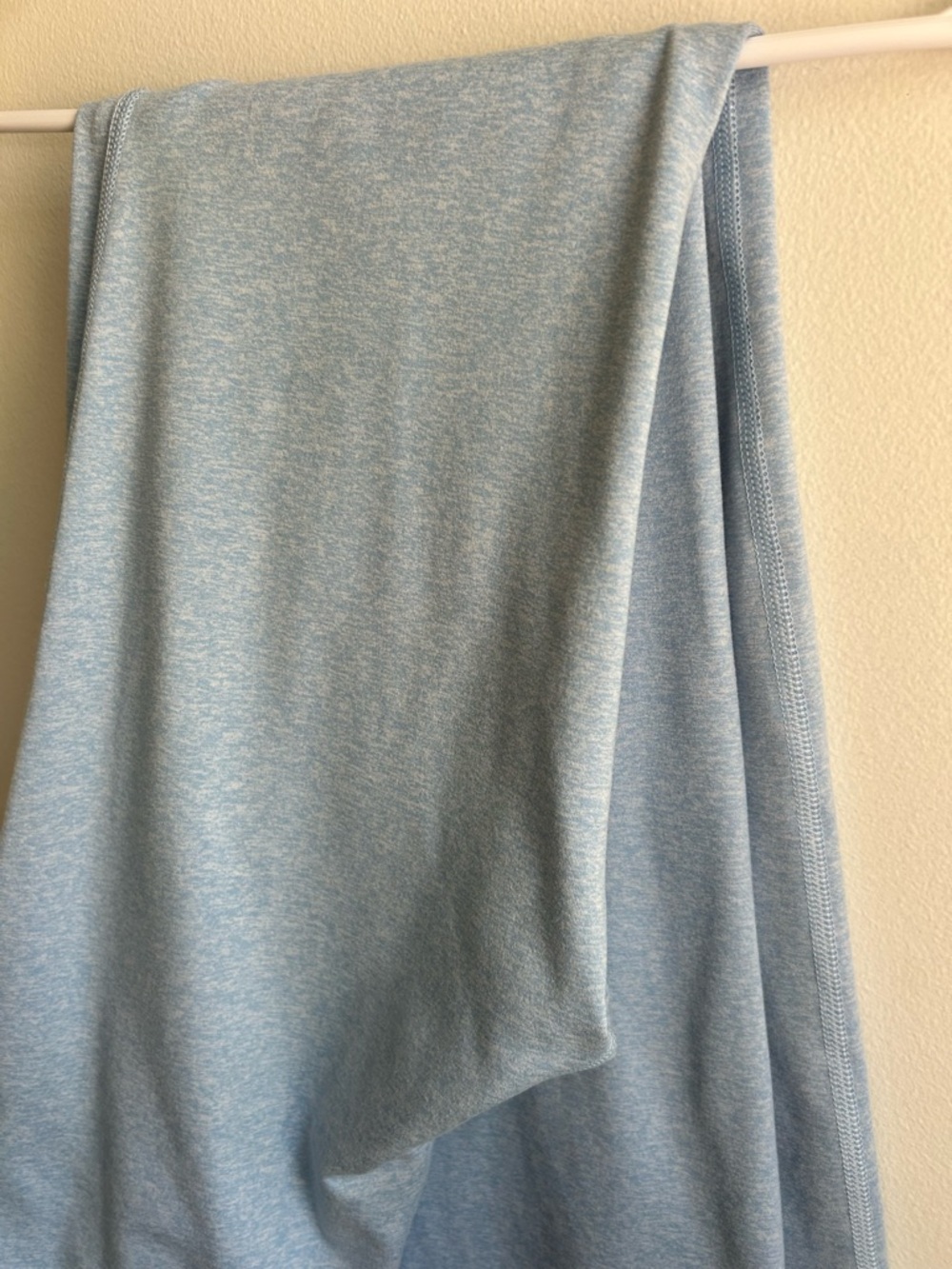 Athleta Heathered Sky Blue flare legging